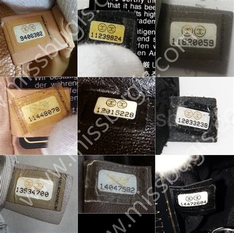 Chanel bag serial number